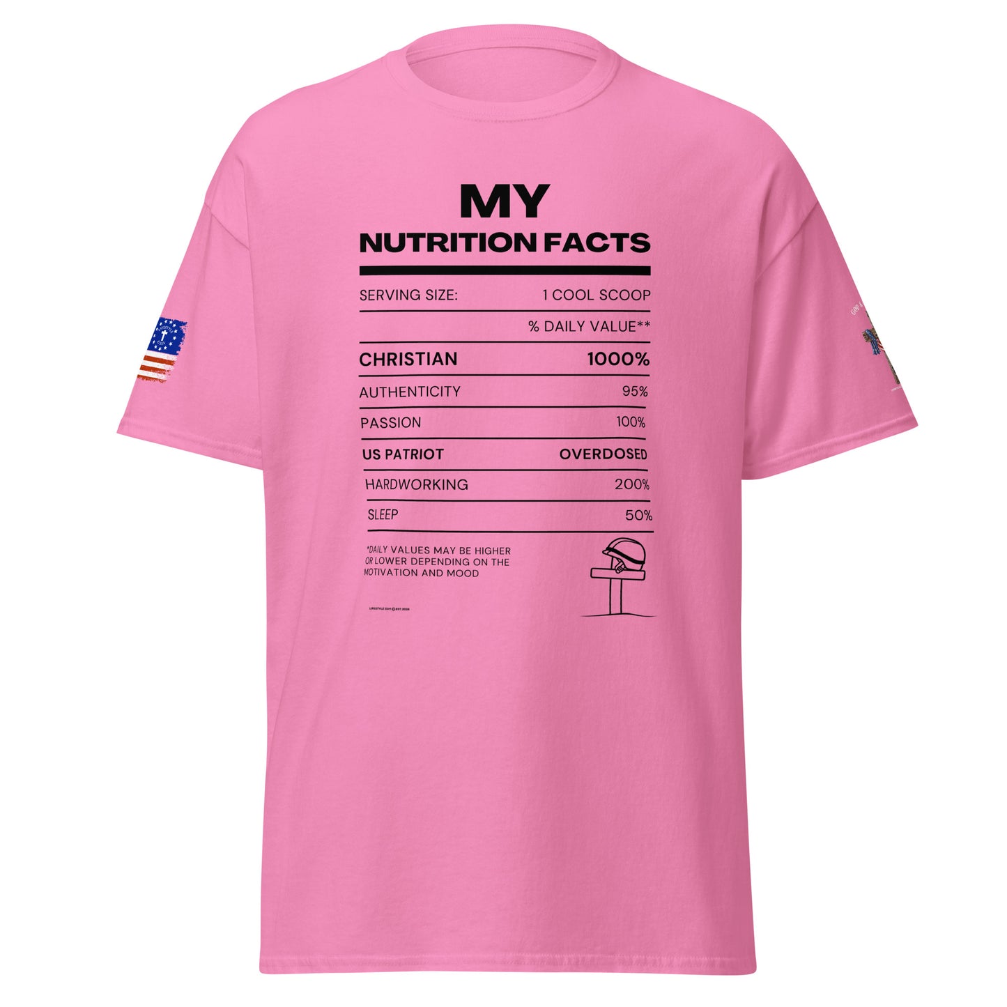 My Nutrition Facts  Unisex classic tee