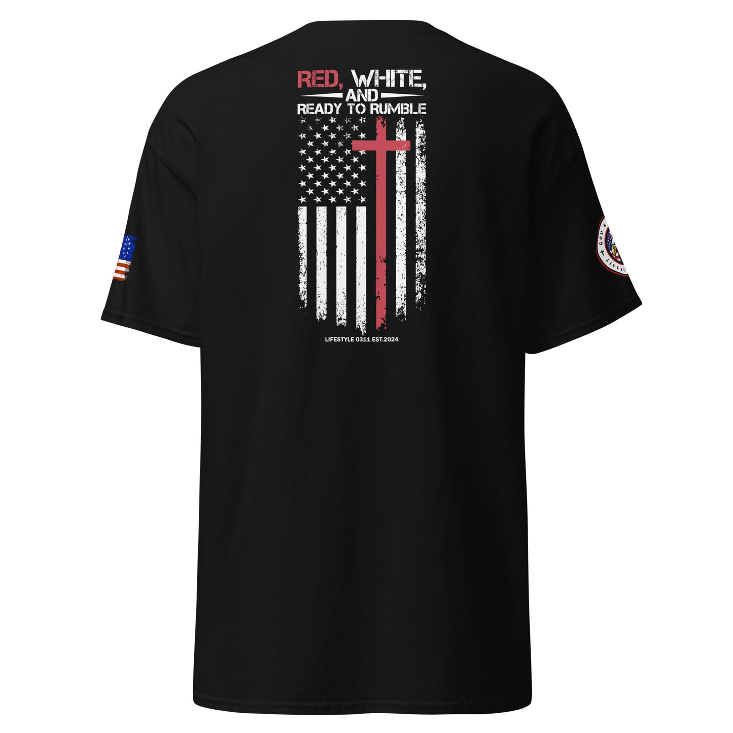 Red White, Rumble Men's classic tee