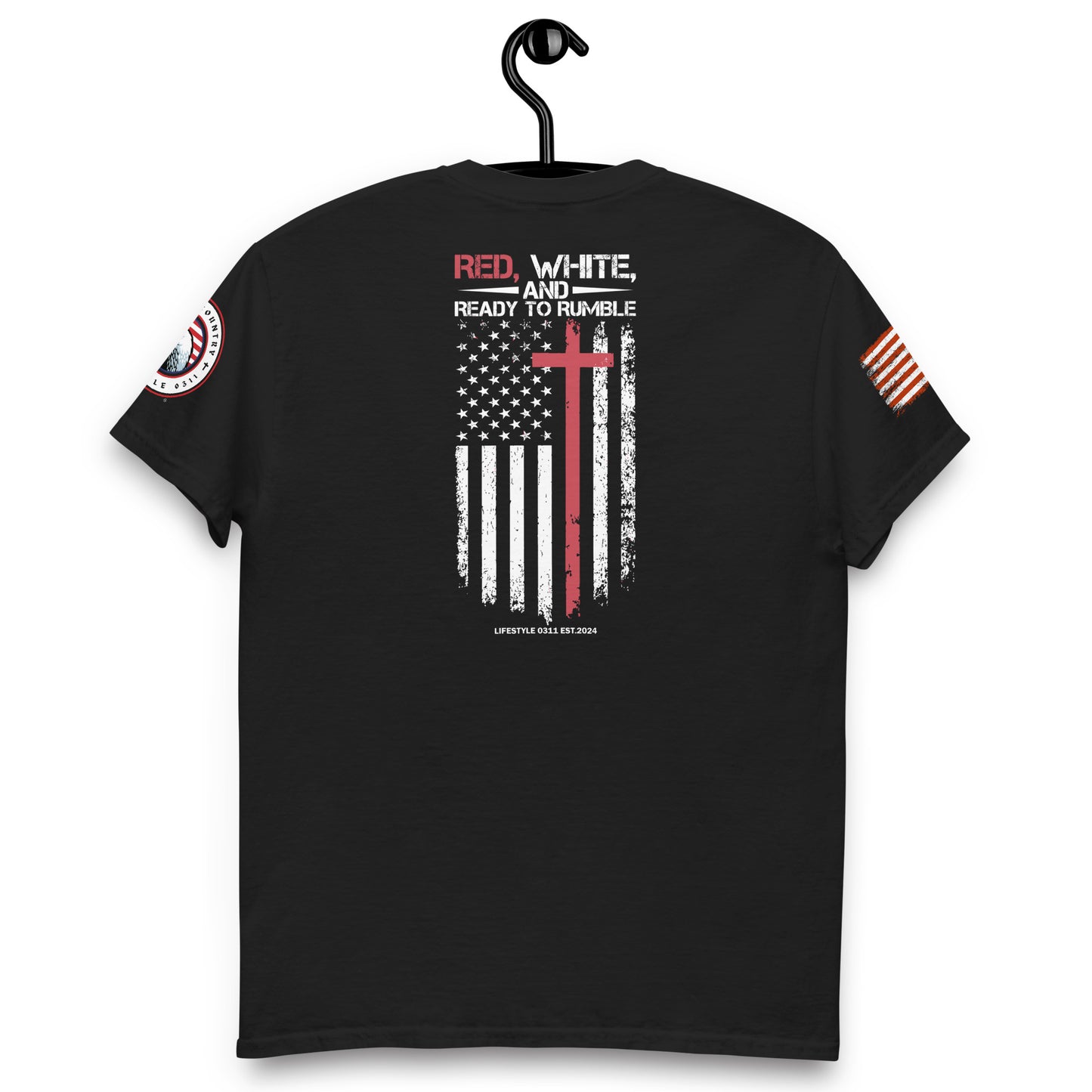 Red White, Rumble Men's classic tee