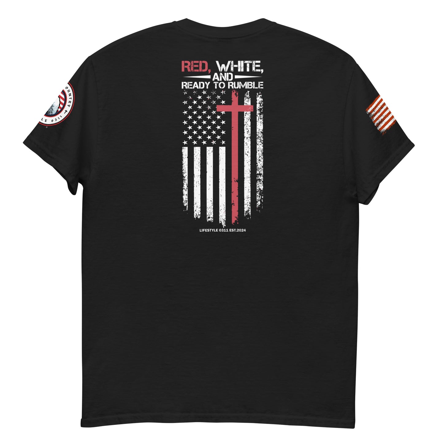 Red White, Rumble Men's classic tee