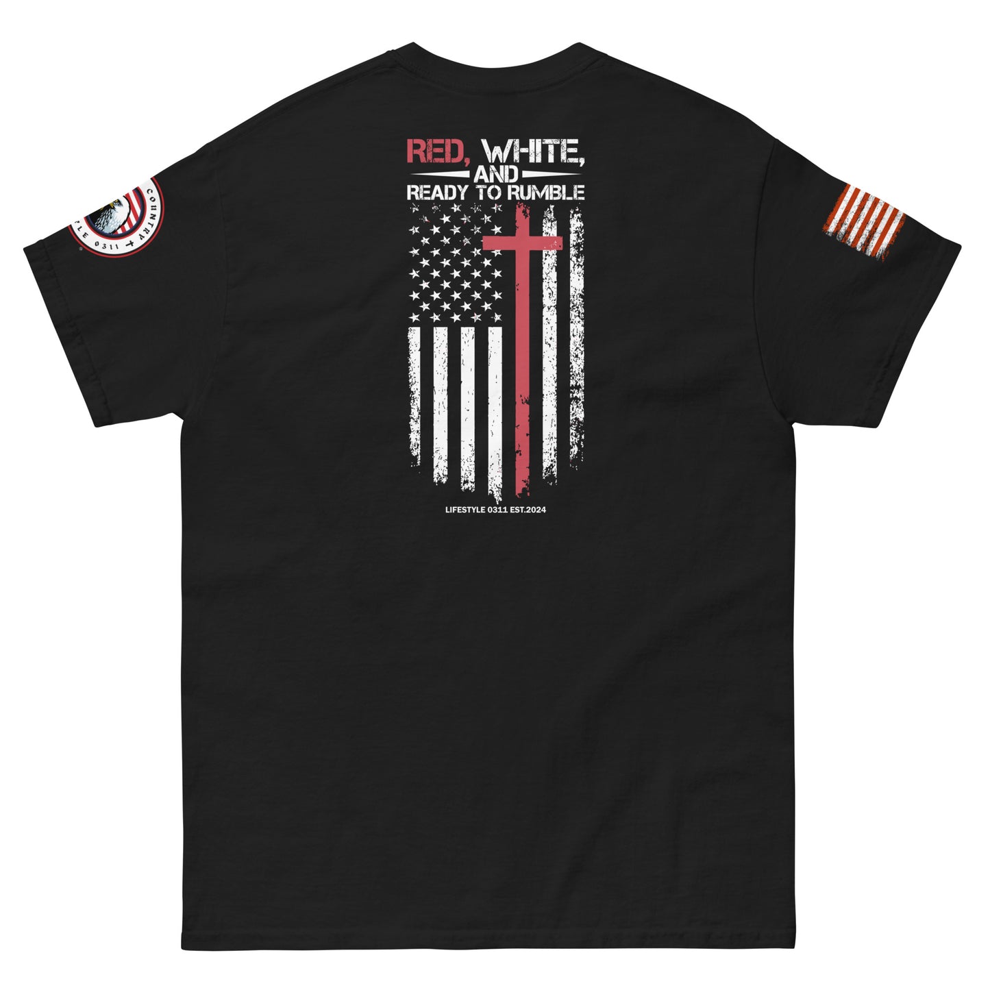 Red White, Rumble Men's classic tee