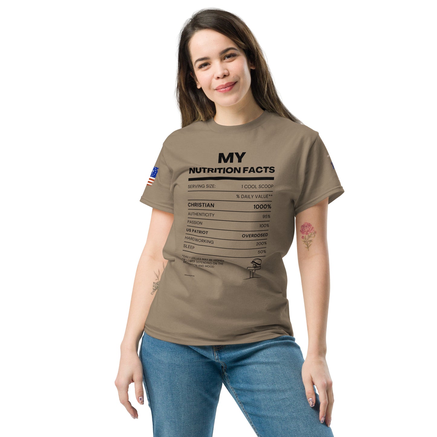 My Nutrition Facts  Unisex classic tee