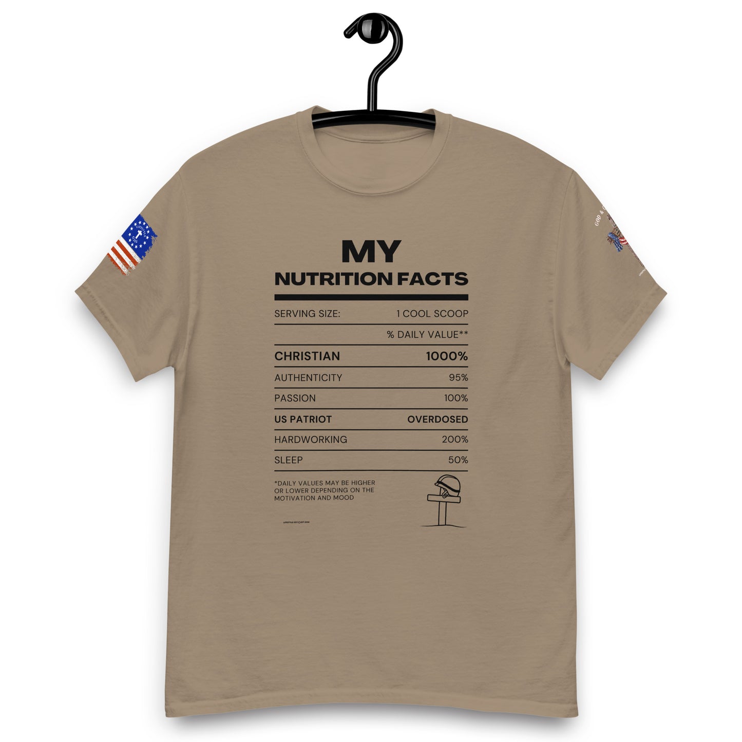 My Nutrition Facts  Unisex classic tee