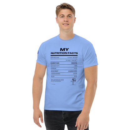 My Nutrition Facts  Unisex classic tee