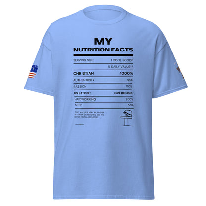 My Nutrition Facts  Unisex classic tee