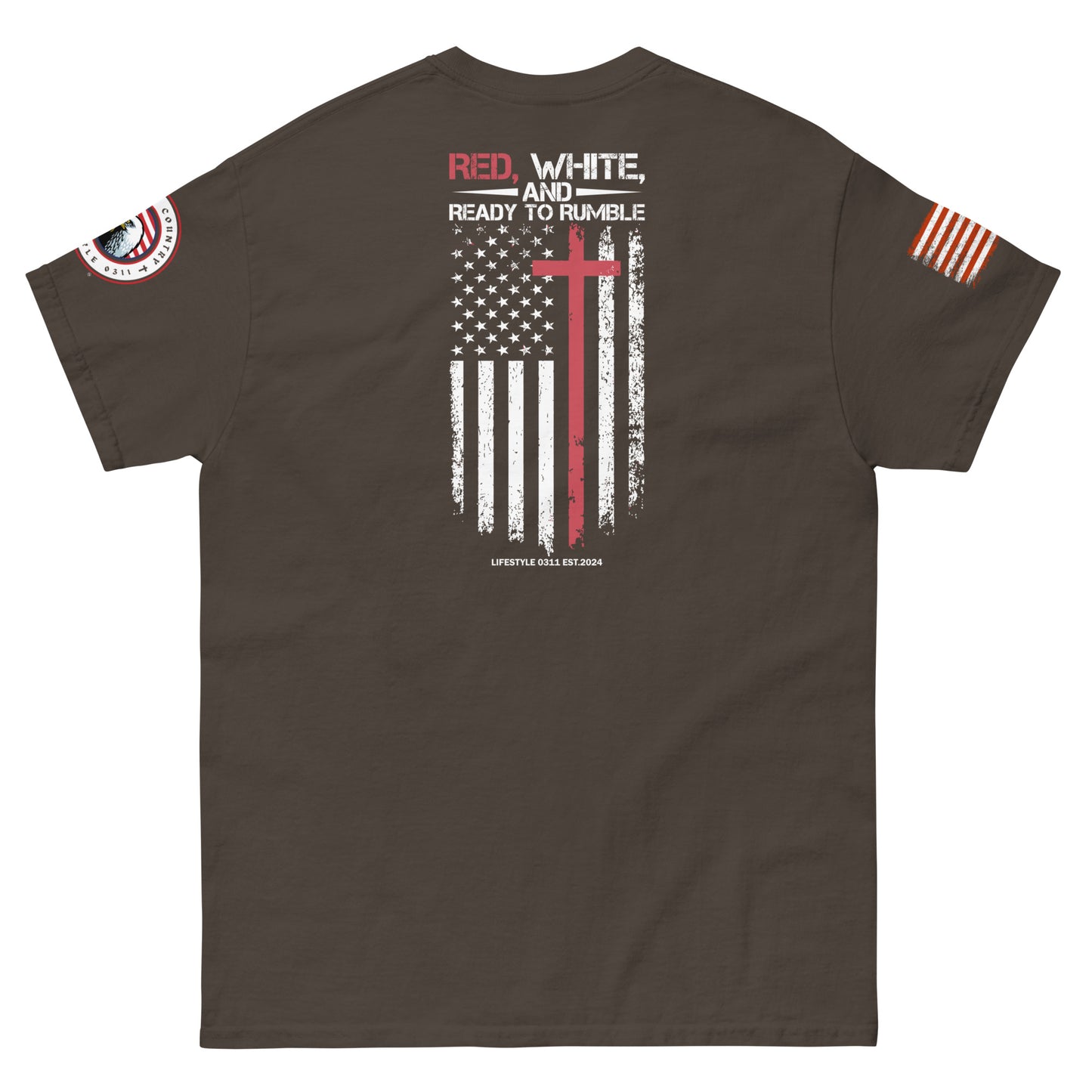 Red White, Rumble Men's classic tee