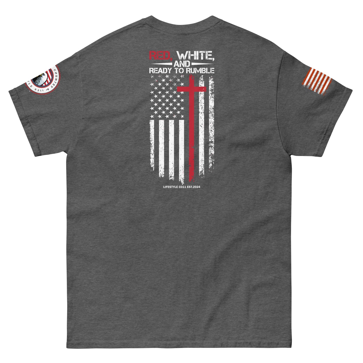 Red White, Rumble Men's classic tee