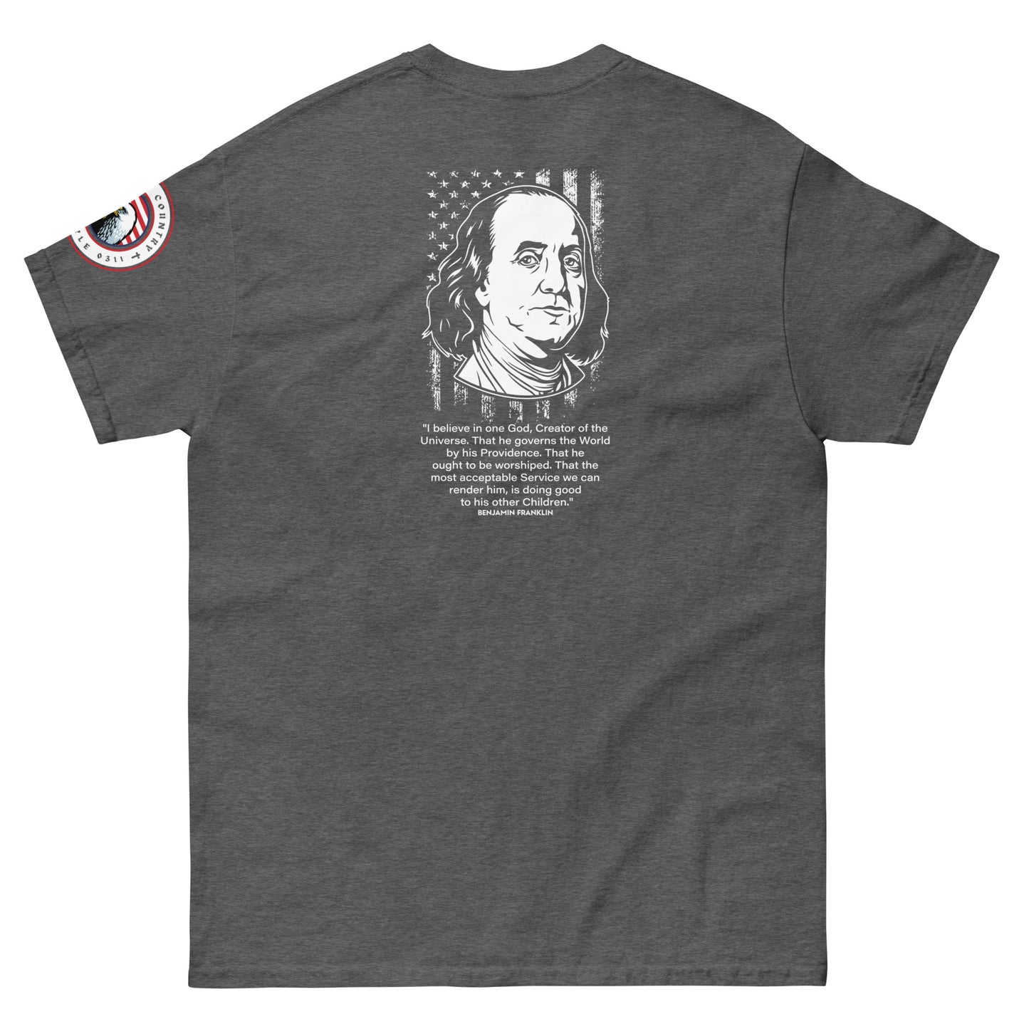 Benjamin Franklin Quotes Unisex classic tee