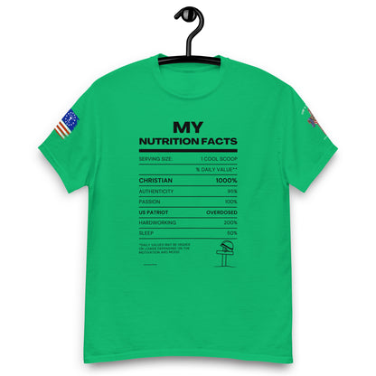 My Nutrition Facts  Unisex classic tee