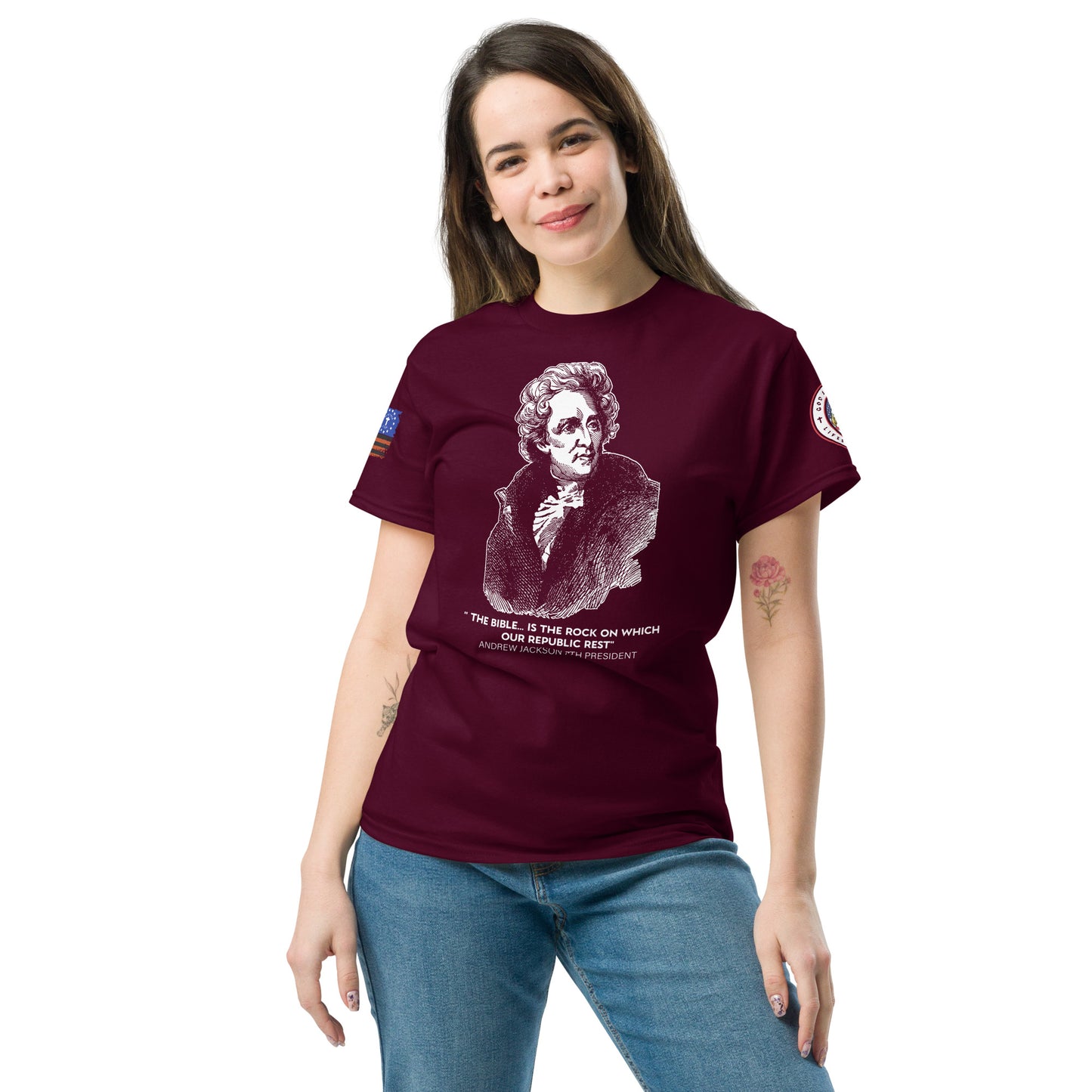 Andrew Jackson Quotes Unisex classic tee