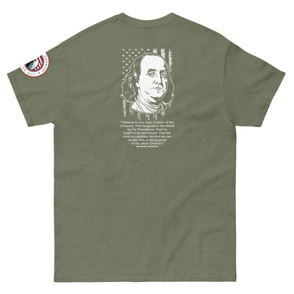 Benjamin Franklin Quotes Unisex classic tee