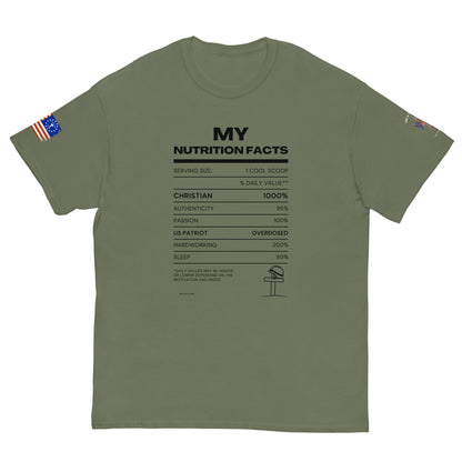 My Nutrition Facts  Unisex classic tee