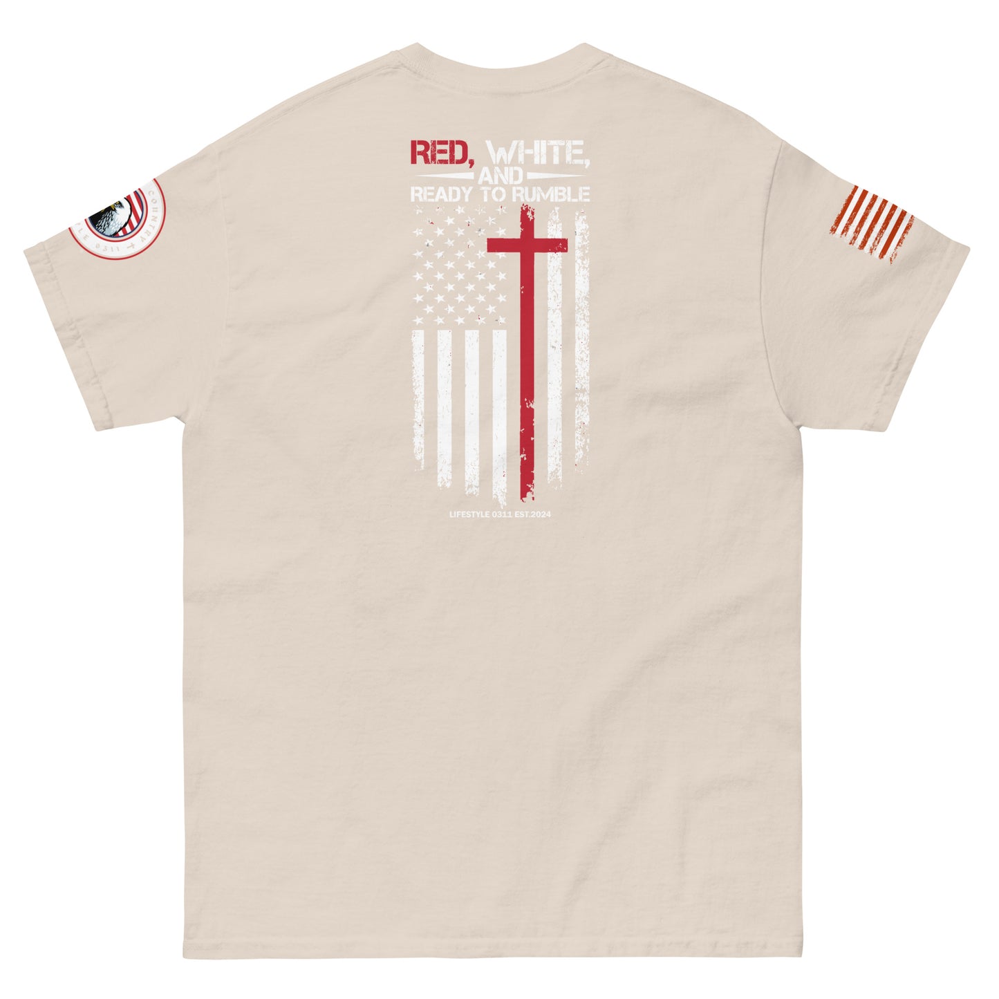 Red White, Rumble Men's classic tee