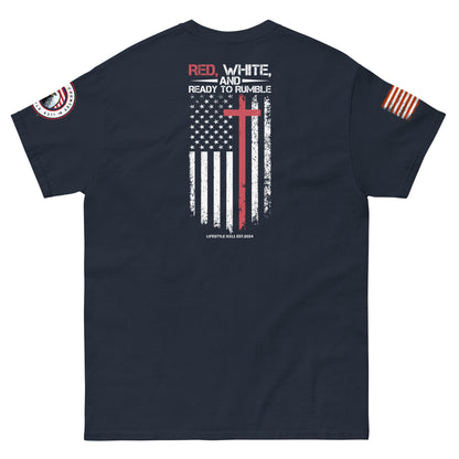 Red White, Rumble Men's classic tee