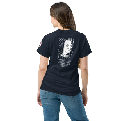 Benjamin Franklin Quotes Unisex classic tee