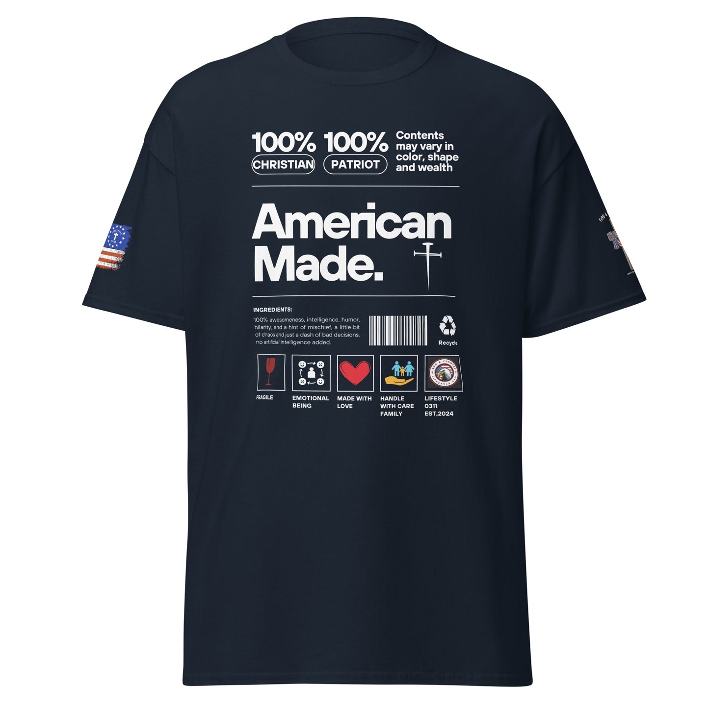 American Made Unisex classic tee