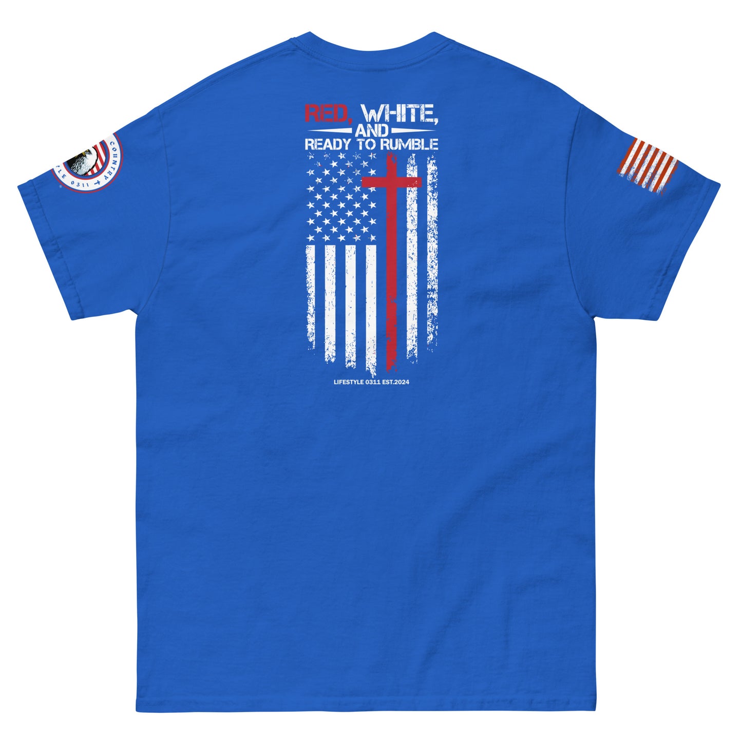 Red White, Rumble Men's classic tee