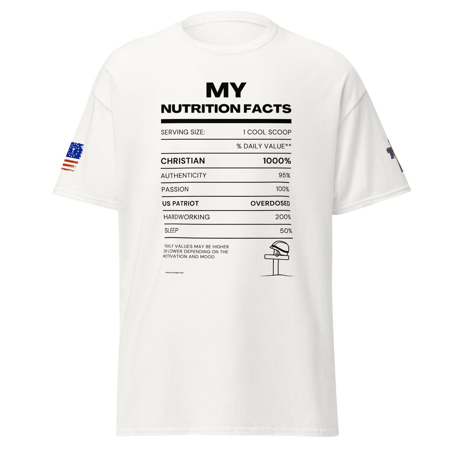 My Nutrition Facts  Unisex classic tee