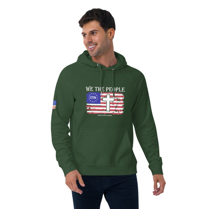 We the People Unisex eco raglan hoodie