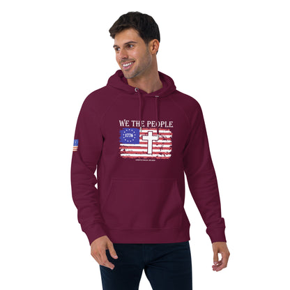 We the People Unisex eco raglan hoodie