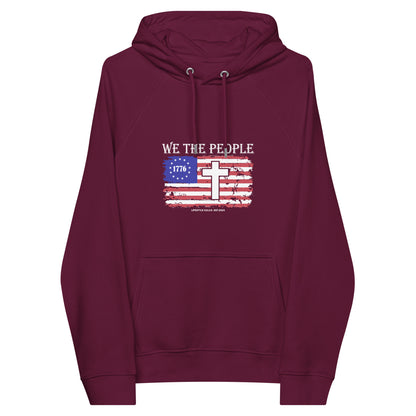 We the People Unisex eco raglan hoodie