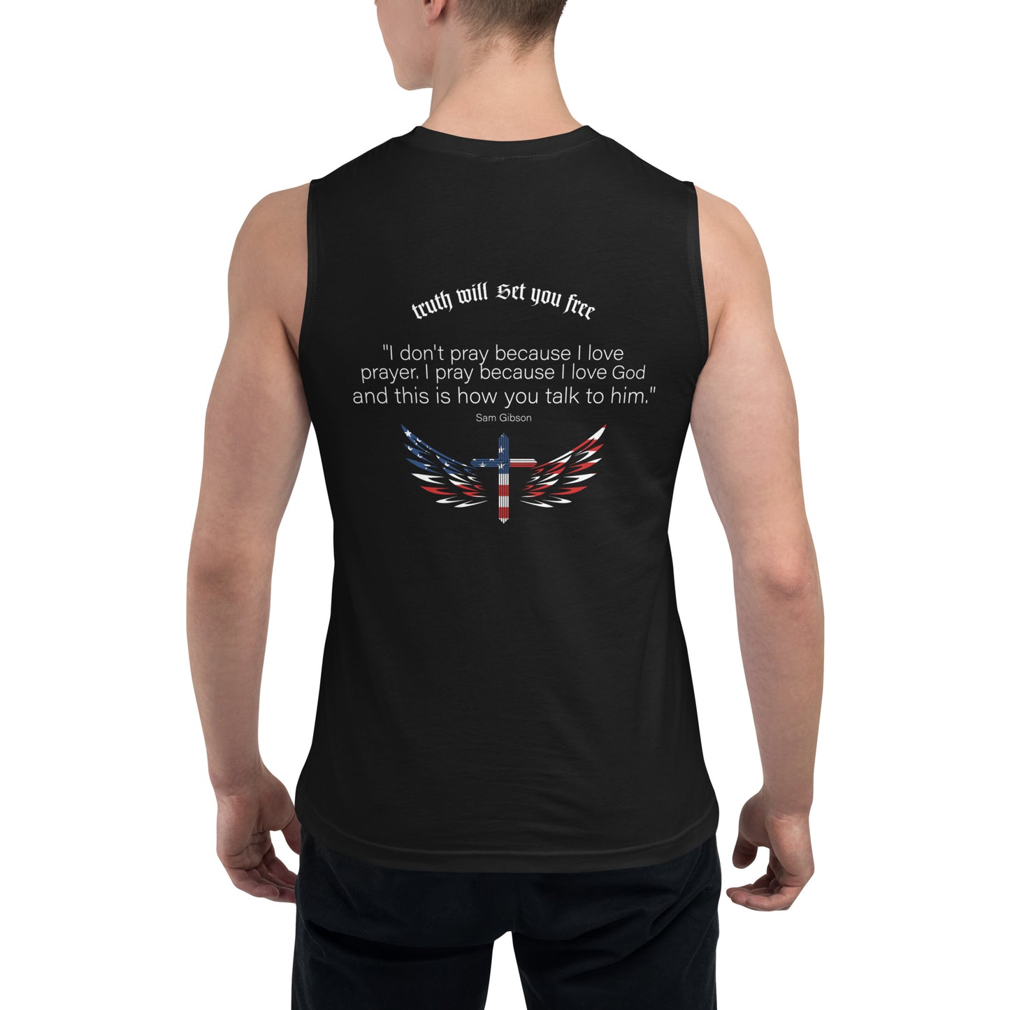 The truth will set you free Muscle Shirt