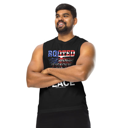 Rooted in Faith Muscle Shirt