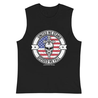 United we Stand Divided we Fall Muscle Shirt