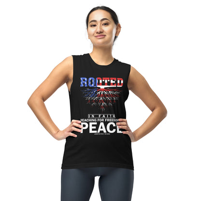 Rooted in Faith Muscle Shirt