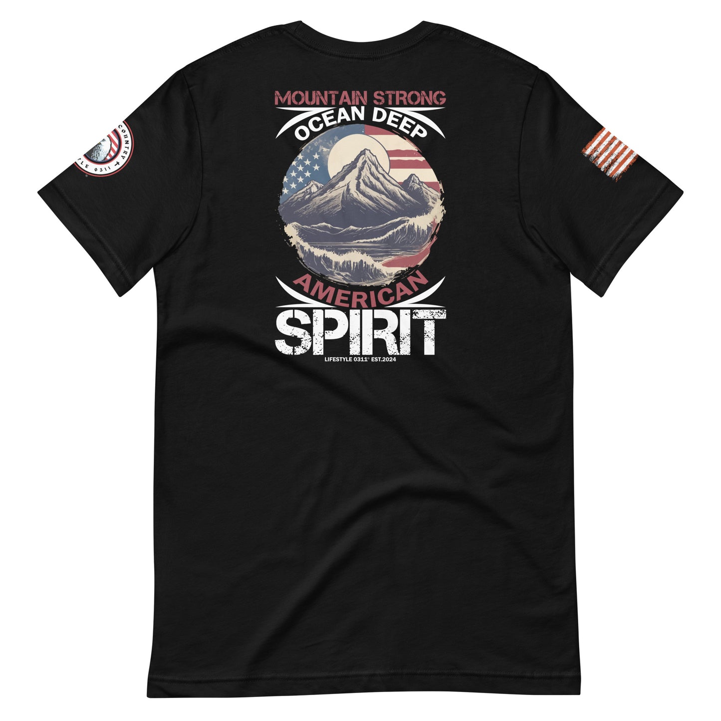 Mountain Strong Ocean Deep Unisex t-shirt