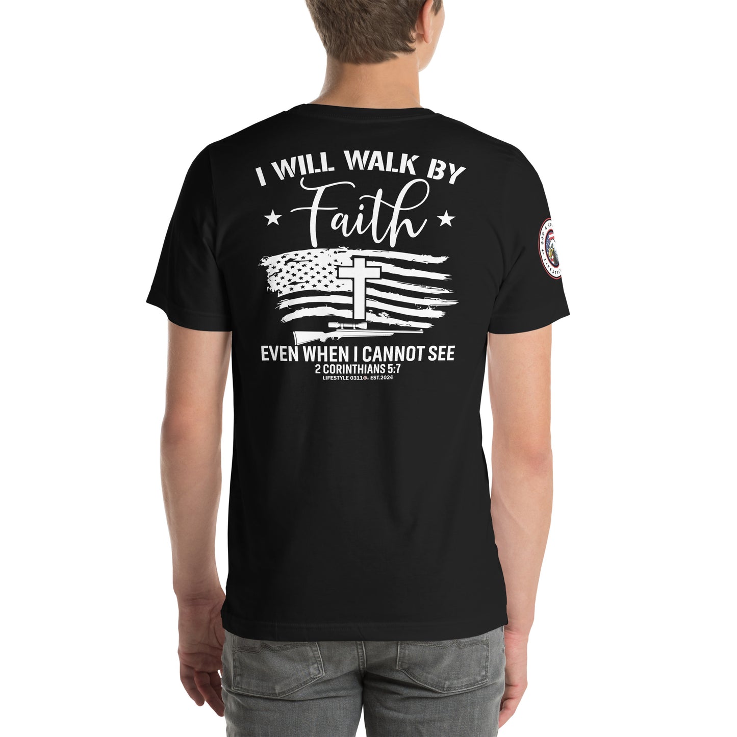 I Will Walk by Faith Unisex t-shirt