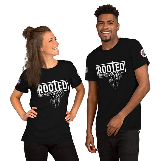 Rooted in Christ Unisex t-shirt