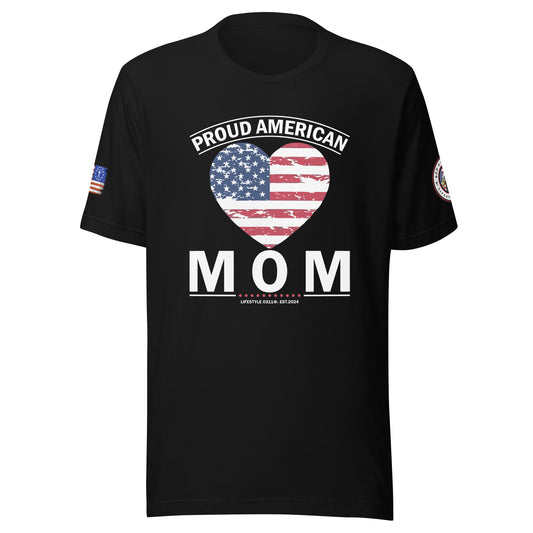 Proud American Mom Unisex t-shirt