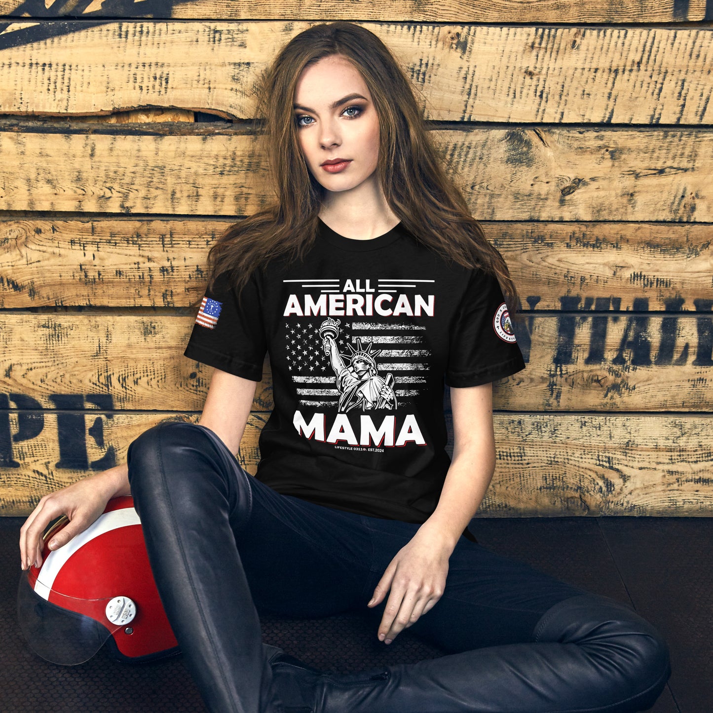 All American MAMA Unisex t-shirt