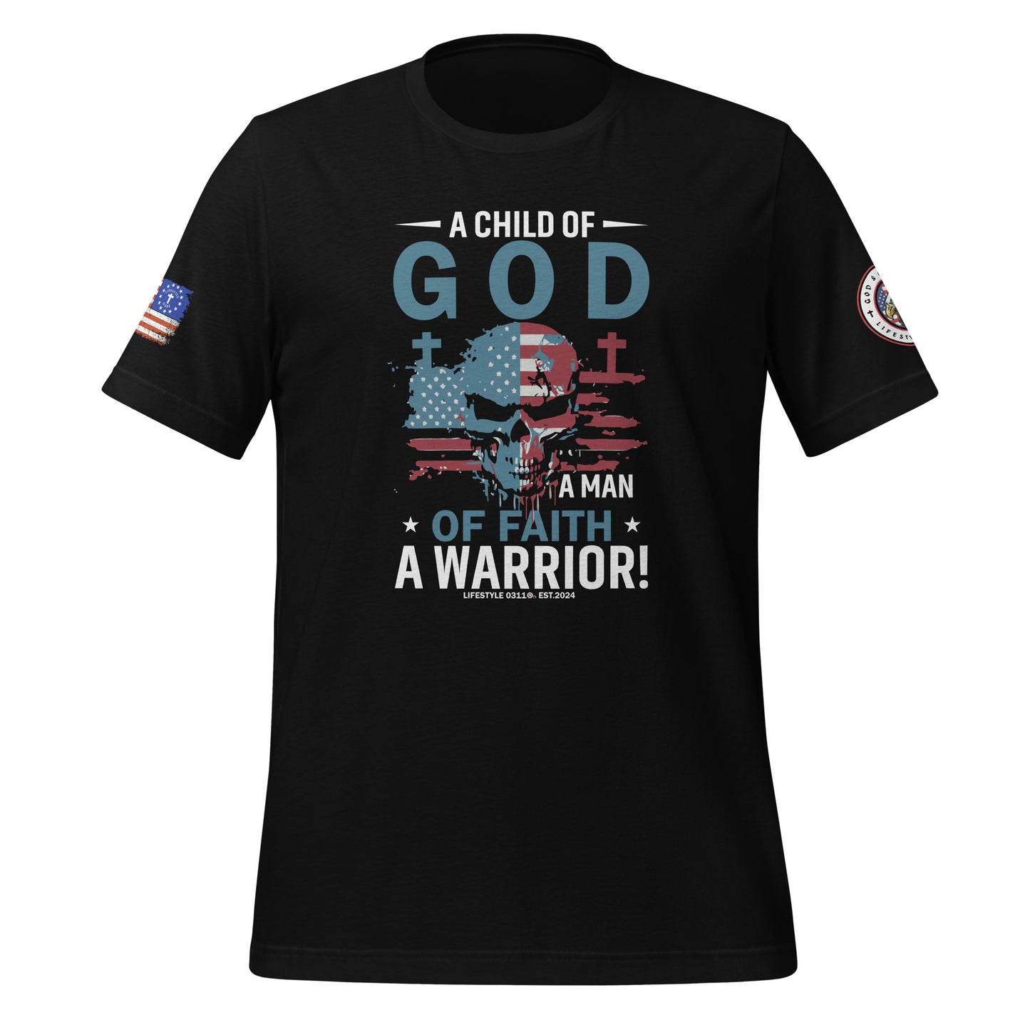 A Child of God a Warrior  Unisex t-shirt