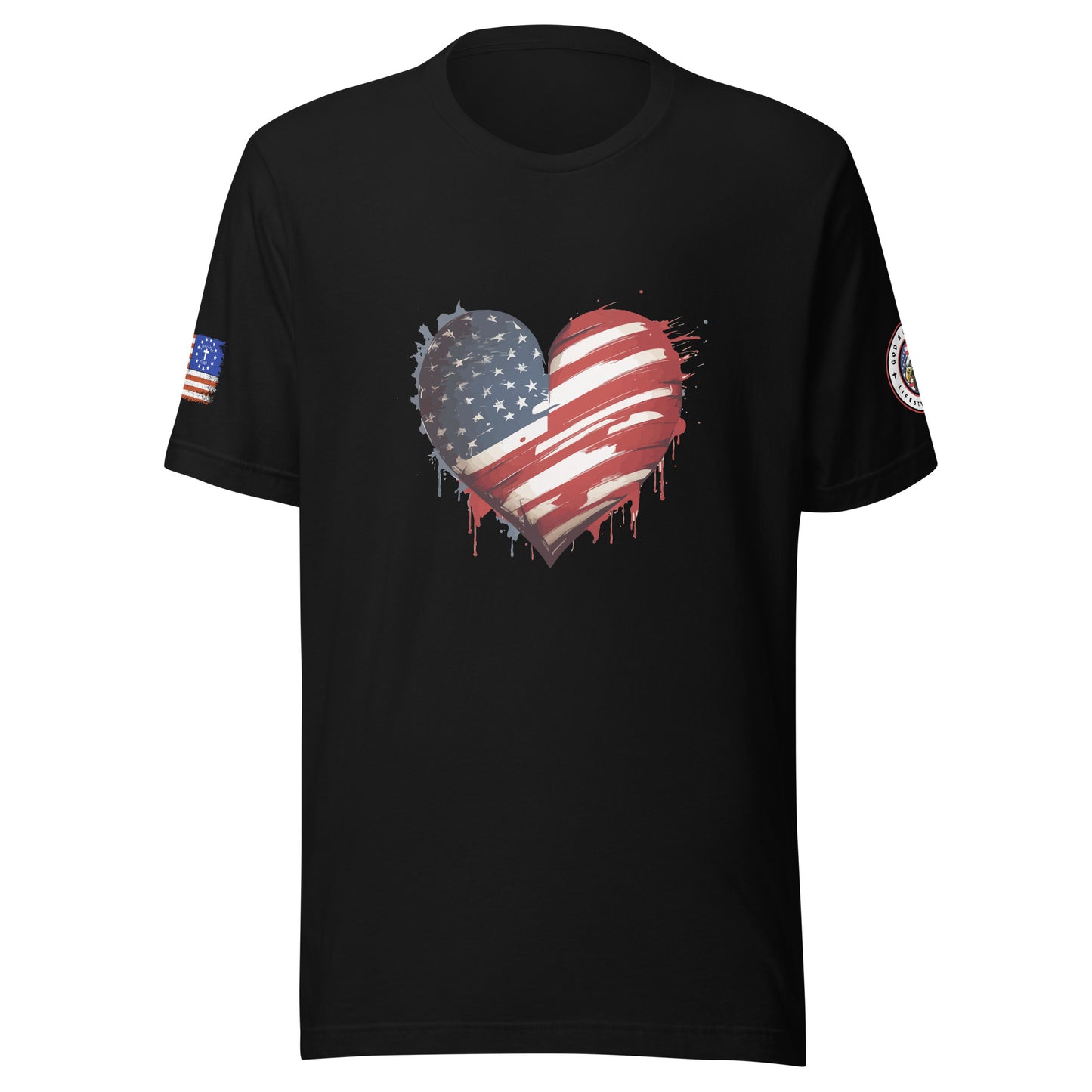 Heart USA Unisex t-shirt