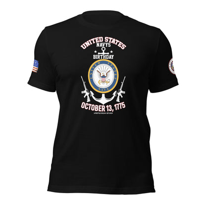 Navy's Birthday Unisex t-shirt