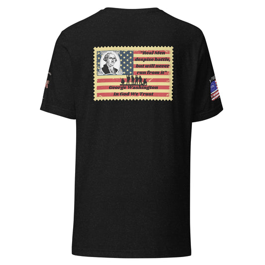 George Washington Real Men Unisex t-shirt