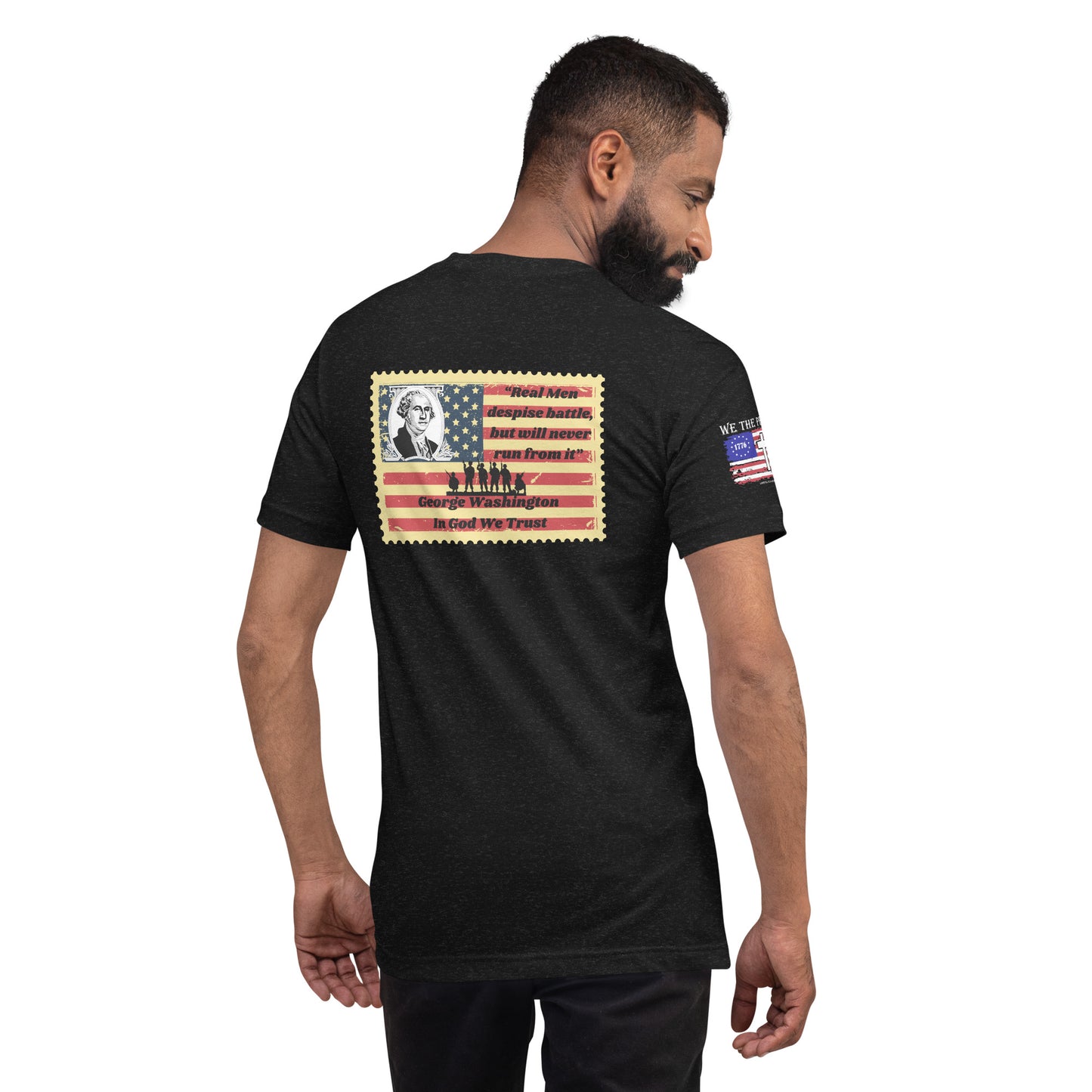 George Washington Real Men Unisex t-shirt