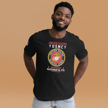 USMC Birthday Unisex t-shirt