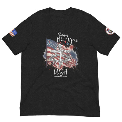 Happy New Year USA Unisex t-shirt