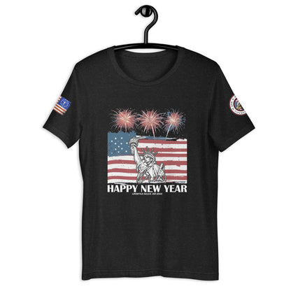 Happy New Year Liberty  Unisex T-shirt