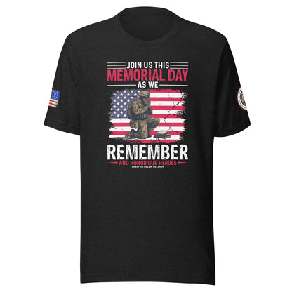 Memorial day  Remember Unisex t-shirt