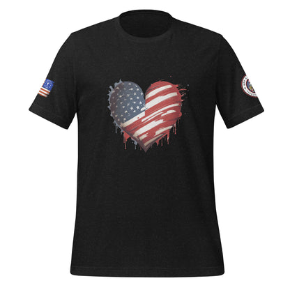 Heart USA Unisex t-shirt