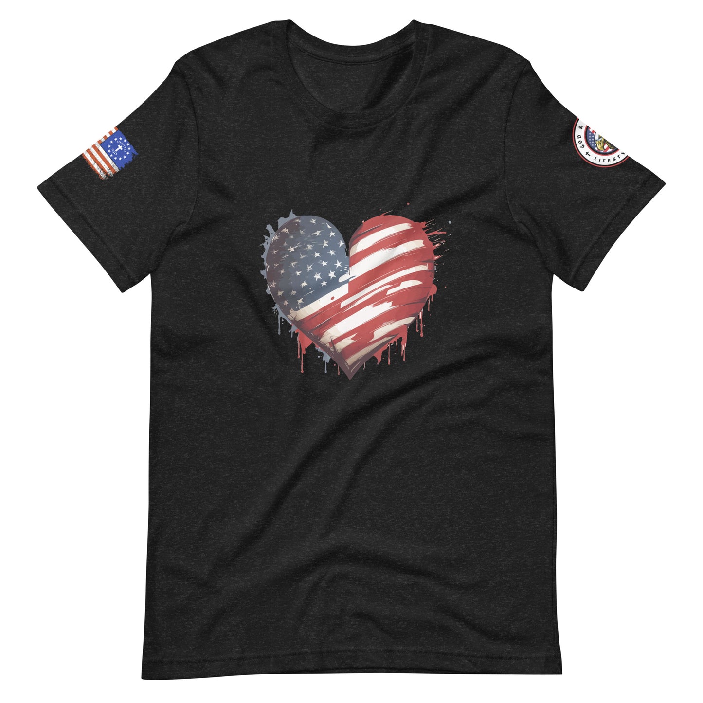 Heart USA Unisex t-shirt