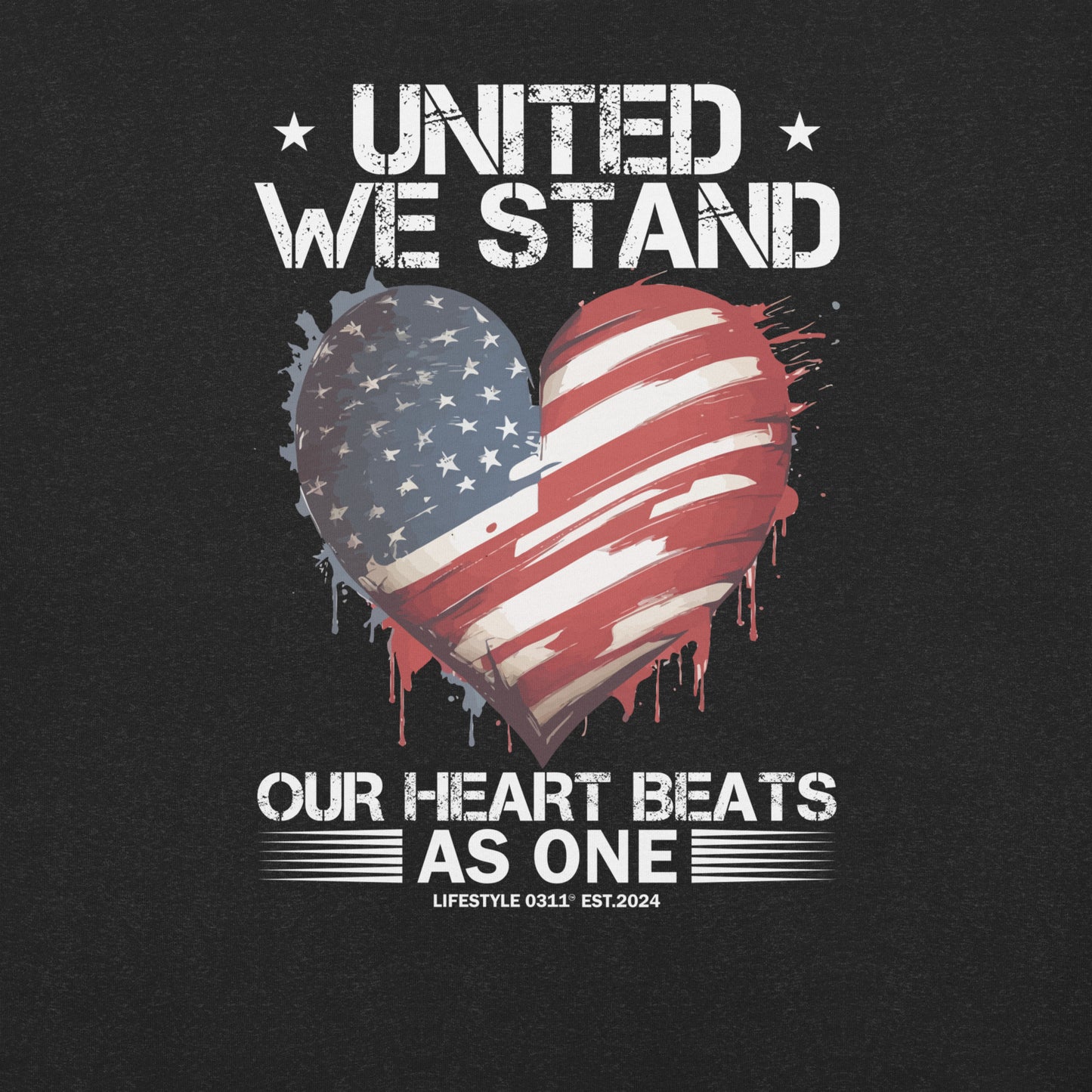 Our Heart Beats As One Unisex t-shirt