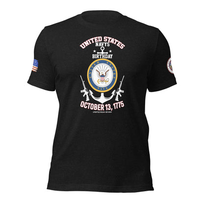 Navy's Birthday Unisex t-shirt