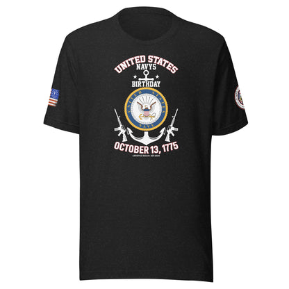 Navy's Birthday Unisex t-shirt