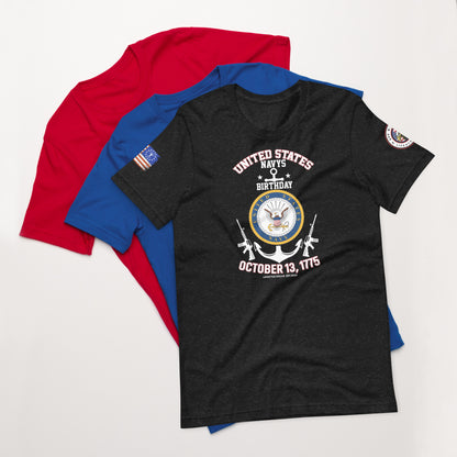 Navy's Birthday Unisex t-shirt