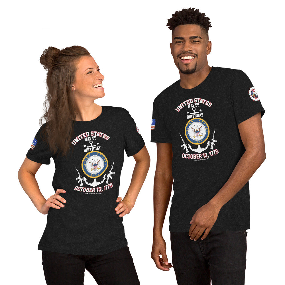 Navy's Birthday Unisex t-shirt